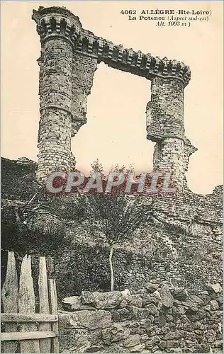 Cartes postales Allegre Hte Loire la Potence (Aspect Sud Est alt 1093m)