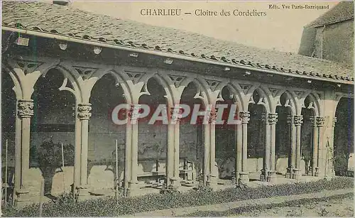 Cartes postales Charlieu Cloitre des Cordeliers