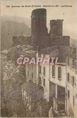 Ansichtskarte AK Environs de Saint Etienne Rochetaillee les Ruines