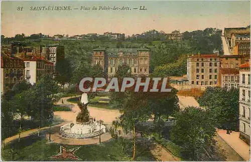 Cartes postales Saint Etienne Place du Palais des Arts