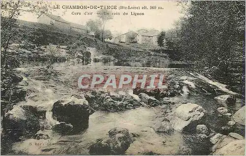 Ansichtskarte AK le Chambon de Tence (Hte Loire) alt 960m Cure d'Air un coin du Lignon