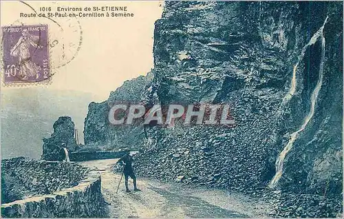 Cartes postales Environs de St Etienne Route de St Paul en Cornillon a Semene