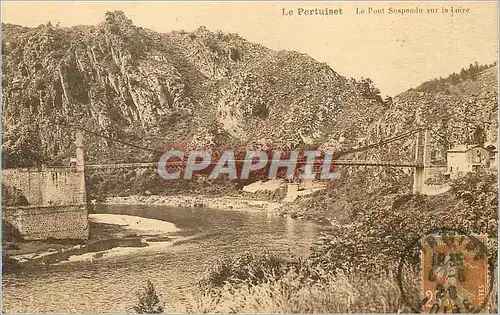 Cartes postales le pertuiset le Pont Suspendu sur la Loire