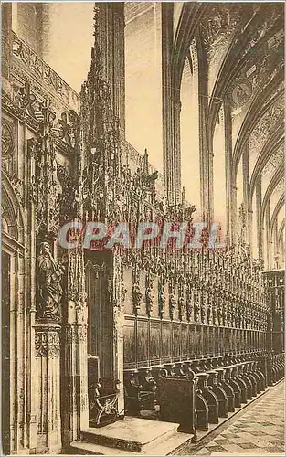 Cartes postales Cathedrale Sainte Cecile les Stalles du Choeur XVe s