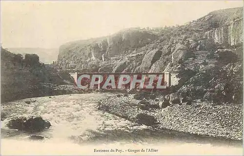 Ansichtskarte AK Environs du Puy Gorges de l'Allier