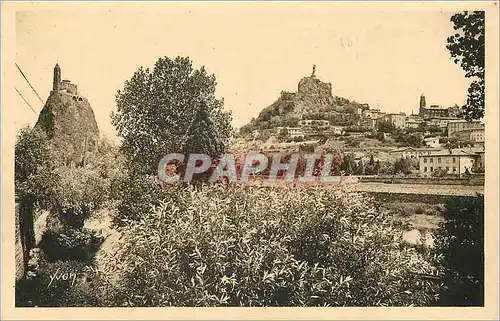 Ansichtskarte AK la Douce France Auvergne le Puy (Haute Loire) les Rochers Corneille et St Michel d'Aiguilhe