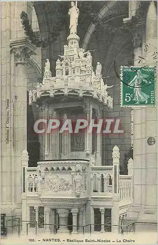 Cartes postales Nantes Basilique Saint Nicolas la Chaire