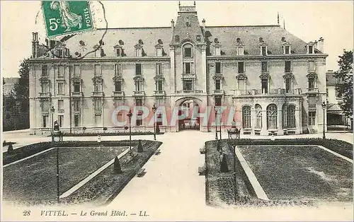 Cartes postales Vittel le Grand Hotel