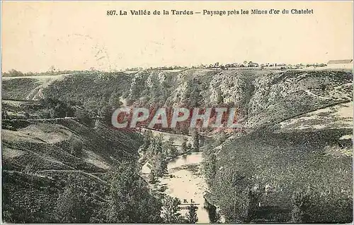 Cartes postales la Vallee de la Tardes Paysage pres les Mines d'or du Chatelet