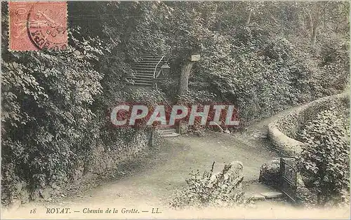 Cartes postales Royat Chemin de la Grotte