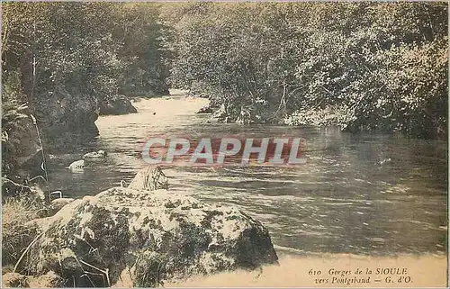 Cartes postales Gorges de la Sioule vers Pontgaband G d'O