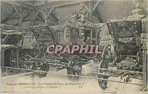 Cartes postales Palais de Versailles les Voitures du Sacre de Napoleon 1er