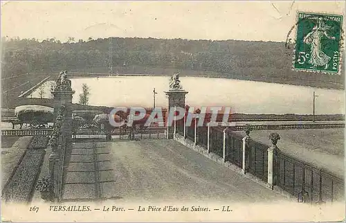 Cartes postales Versailles le Parc la Pieces d'Eau des Suisses (animee)