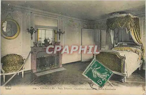 Ansichtskarte AK Versailles Petit Trianon  Chambre a Coucher de Marie Antoinette