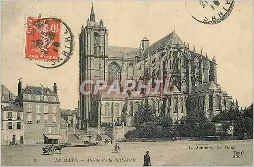 Cartes postales le Mans Abside de la Cathedrale