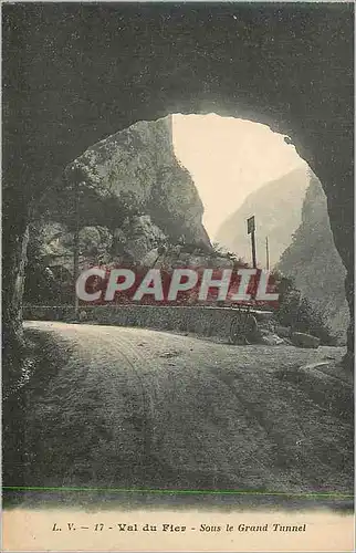 Cartes postales Val du Fier Sous le Grand Tunnel