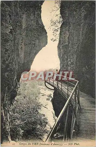Cartes postales Gorges du Fier (Environs d'Annecy)