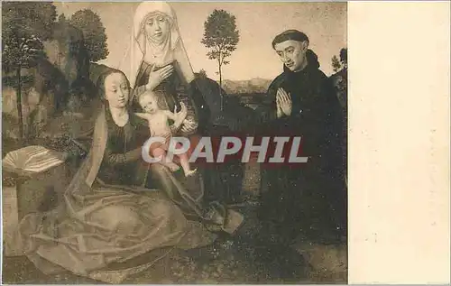 Cartes postales Musee de Bruxelles Goes (Hugo Vander) Sainte Famille