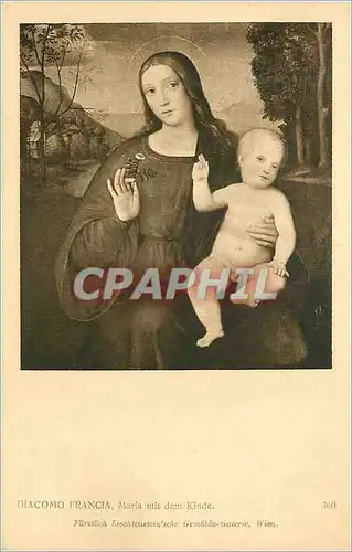 Cartes postales Wien Glacomo Francia Maria mit dem Kinde