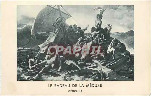 Cartes postales Gericault le Radeau de la Meduse