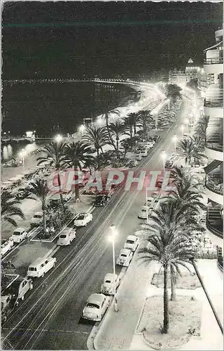 Cartes postales moderne Nice la Nuit