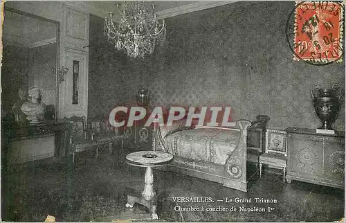 Ansichtskarte AK Versailles le Grand Trianon Chambre a Coucher de Napoleon 1er