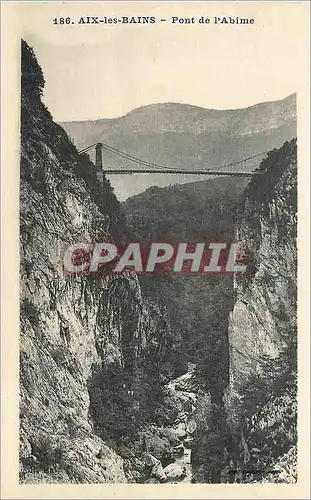 Ansichtskarte AK Aix les Bains Pont de l'Abime