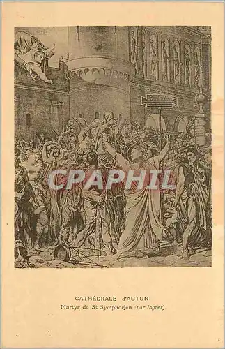 Cartes postales Cathedrale d'Autun Martyr de St Symphorien