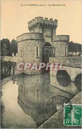 Cartes postales la Clayette (S et L) le Pont Levis