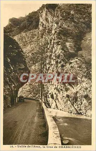 Cartes postales Vallee de l'Asse la Clue de Chabrieres