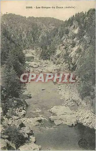 Ansichtskarte AK Les Gorges du Doux (Ardeche)