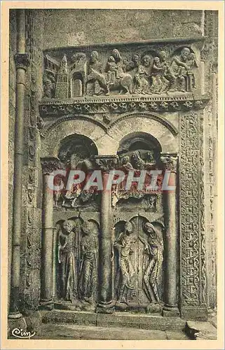 Cartes postales Moissac (Tarn et Gar) Eglise Abbatiale St Pierre Le Porche (Bas Cote Droit XIIe S)