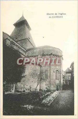 Cartes postales Chevet de l'Eglise de Cadouin