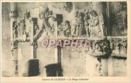 Cartes postales Cloitre de Cadouin Le Siege Abbatial