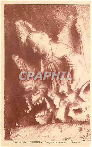 Cartes postales Cloitre de Cadouin L'Ange a l'Encensoir XVIe