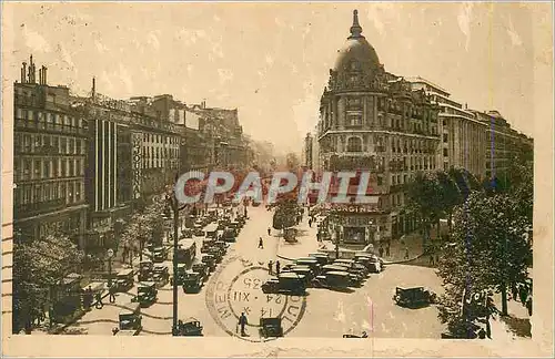 Cartes postales Paris en Flanant Carrefour Richelieu Drouot Boulevards des Italiens et Haussmann