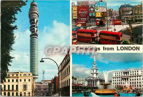 Cartes postales moderne Greetings from London