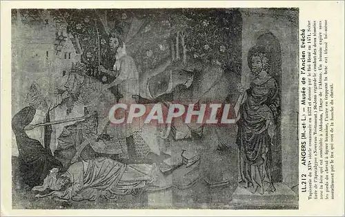 Cartes postales Angers (M et L) Musee de l'Ancien Eveche Tapisserie du XIVe Siecle