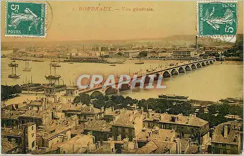 Cartes postales Bordeaux Vue Generale