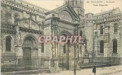 Cartes postales Toulouse St Sernin Porte Miegeville