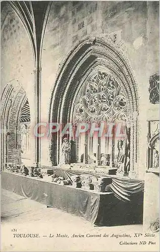 Cartes postales Toulouse Le Musee Ancien Couvent des Augustins XVe Siecle