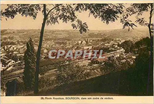 Cartes postales Route Napoleon Bourgoin dans son Cadre de Verdure