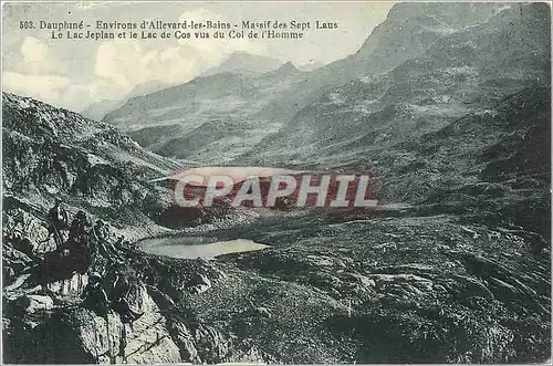 Cartes postales Dauphine Environs d'Allevard les Bains Massif des Sept Laux