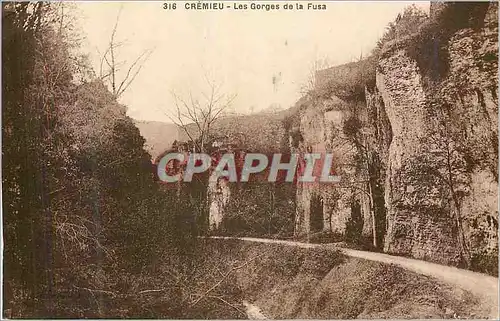 Cartes postales Cremieu Les Gorges de la Fusa