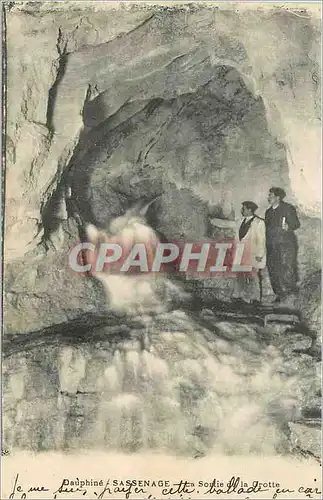 Cartes postales Dauphine Sassenage La Sortie de la Grotte