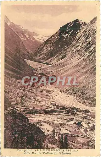 Cartes postales Dauphine La Berarde (1714 m) et Haute Vallee du veneon