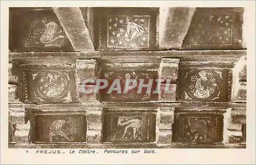 Cartes postales Frejus Le Cloitre Peintures sur Bois