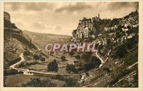 Cartes postales Rocamadour (Lot) Vue d'Ensemble