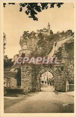 Ansichtskarte AK Rocamadour (Lot) Porte du Figuier