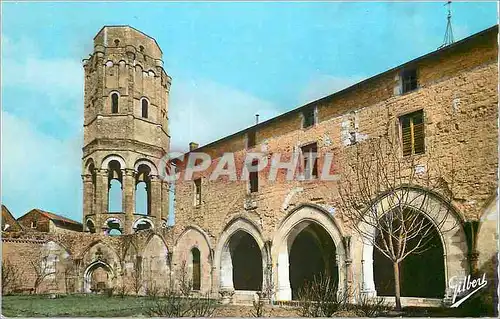 Moderne Karte Charroux (Vienne) Ancienne Abbaye Salle Capitulaire et Tour Octogonale dite Tour Charlemagne XIe